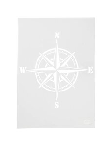Viva Decor Flexibel sjabloon, kompas, A4, vel 210x297 mm, 1 stuk