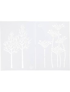 Viva Decor Flexibel sjabloon, najaar, A4, vel 210x297 mm, 1 stuk