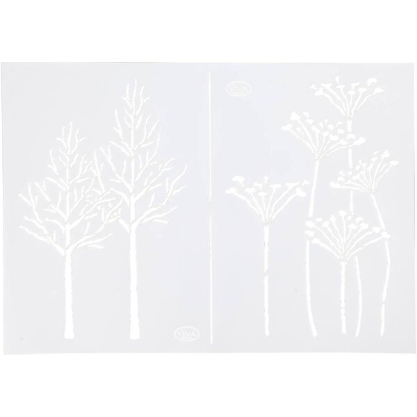 Viva Decor Flexibel sjabloon, najaar, A4, vel 210x297 mm, 1 stuk