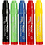 Kreul Glas- & Porseleinstiften, lijndikte 2-5 mm, diverse kleuren, 5 stuk/ 1 doos