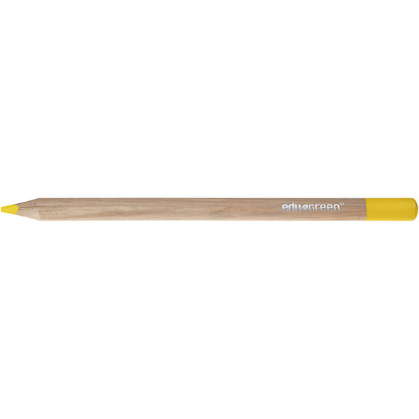 EDU3 Edugreen Jumbo Kleurpotloden, vulling 5 mm, geel, 10 stuk/ 1 doos