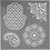 Creativ Company Sjabloon, etnische motieven, afm 30,5x30,5 cm, dikte 0,31 mm, 1 vel