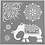 Creativ Company Sjabloon, etnische motieven, afm 30,5x30,5 cm, dikte 0,31 mm, 1 vel
