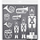 Creativ Company Sjabloon, notenkraker, afm 30,5x30,5 cm, dikte 0,31 mm, 1 vel