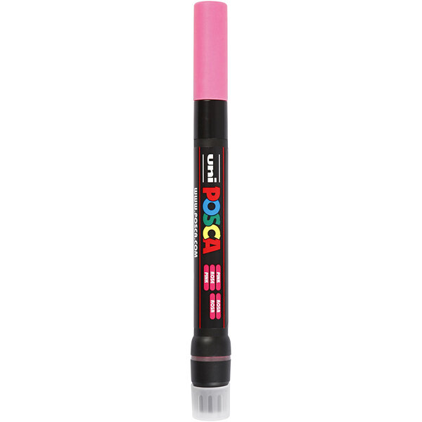 Uni-Posca Posca Marker, afm PCF350, lijndikte 1-10 mm, kwast, roze, 1 stuk
