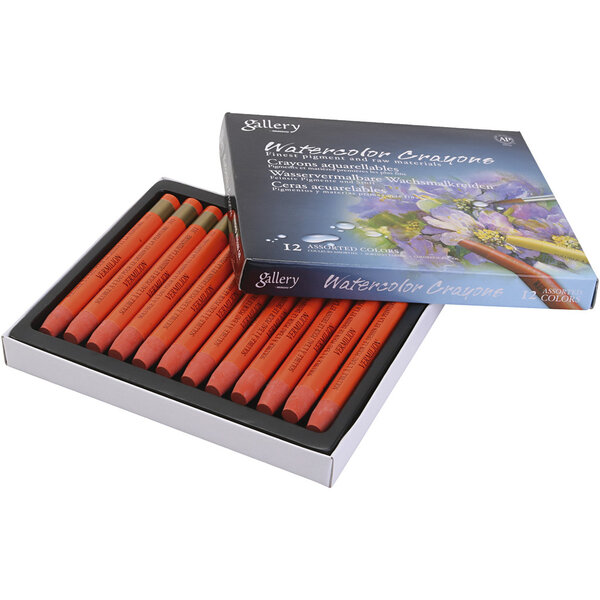 Mungyo Aquarelkrijt, vermilion red (333), 12 stuk/ 1 doos