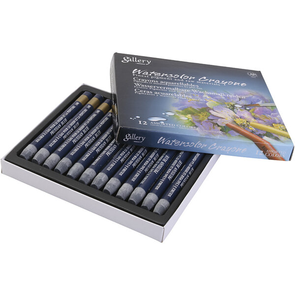 Mungyo Aquarelkrijt, prussian blue (159), 12 stuk/ 1 doos