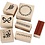 Creativ Company Stempelset, Natuur, 7 div/ 1 doos