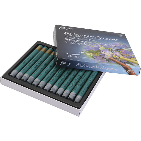 Mungyo Aquarelkrijt, petrol (706), 12 stuk/ 1 doos