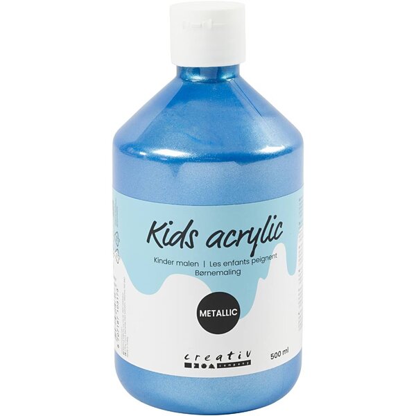 A-color Acrylverf Metallic, metallic, blauw, 500 ml/ 1 fles