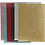 Opstrijkfolie, vel 148x210 mm, glitter, diverse kleuren, 6 vel/ 1 doos