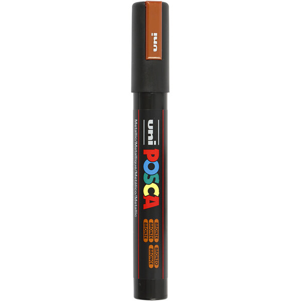 Uni-Posca Posca Marker, afm PC-5M, lijndikte 2,5 mm, medium, brons, 1 stuk