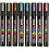 Uni-Posca Posca Marker, afm PC-5M, lijndikte 2,5 mm, medium, metallic kleuren, 8 stuk/ 1 doos