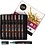 Uni-Posca Posca Marker, afm PC-5M, lijndikte 2,5 mm, medium, metallic kleuren, 8 stuk/ 1 doos