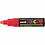Uni-Posca Posca Marker, afm PC-8K, lijndikte 8 mm, breed, fluo red, 1 stuk