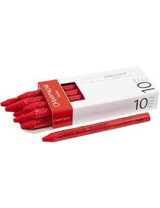 Caran Dache CARAN D’ACHE Neocolor I, L: 10 cm, dikte 8,5 mm, scarlet (070), 10 stuk/ 1 doos