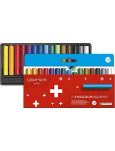 Caran Dache CARAN D’ACHE Neocolor II, Junior, L: 5 cm, dikte 8,5 mm, diverse kleuren, 15 stuk/ 1 doos