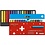 Caran Dache CARAN D’ACHE Neocolor II, Junior, L: 5 cm, dikte 8,5 mm, diverse kleuren, 15 stuk/ 1 doos