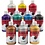 Tempera Verf Metallic , diverse kleuren, 10x300 ml/ 1 doos