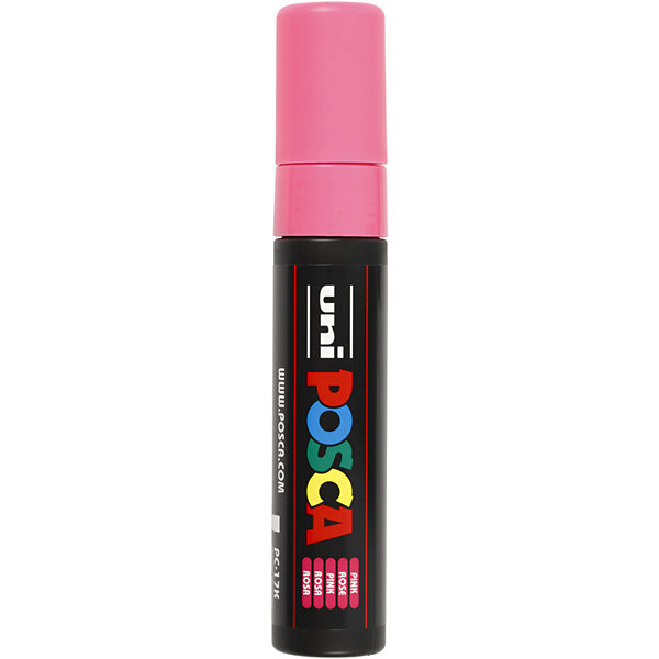 Uni-Posca Posca Marker, afm PC-17K, lijndikte 15 mm, extra breed, roze, 1 stuk