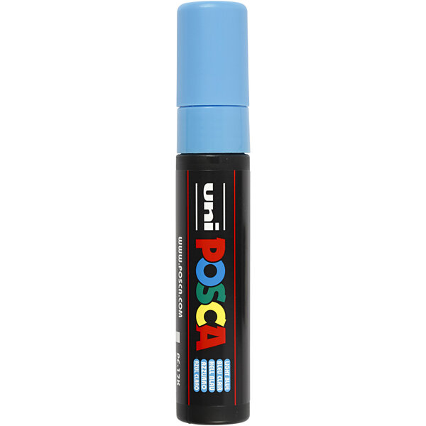 Uni-Posca Posca Marker, afm PC-17K, lijndikte 15 mm, extra breed, lichtblauw, 1 stuk