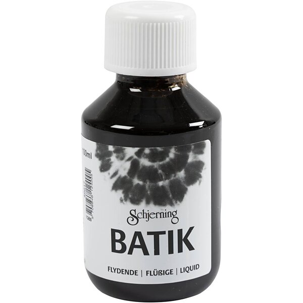 Schjerning Batikverf, zwart, 100 ml/ 1 fles