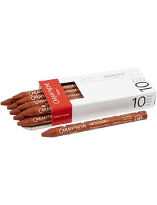 Caran Dache CARAN D’ACHE Neocolor I, L: 10 cm, dikte 8,5 mm, russet (065), 10 stuk/ 1 doos