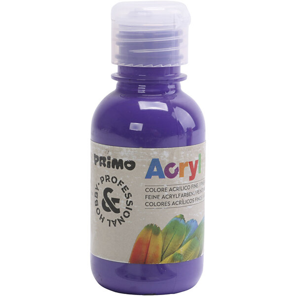 PRIMO PRIMO luxe acrylverf, paars, 125 ml/ 1 fles