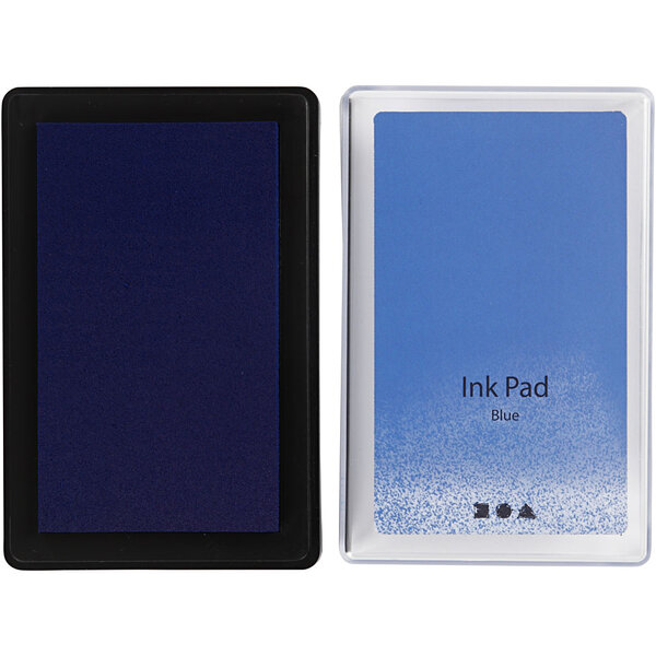 Creativ Company Stempelinkt, H: 2 cm, afm 9x6 cm, blauw, 1 stuk
