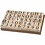 Creativ Company Stempels, afm 20x20 mm, ca. 15 mm, 45 stuk/ 1 doos