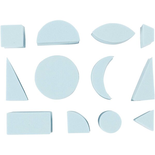 Creativ Company Foam Stempels, H: 25 mm, afm 15-30 mm, 12 stuk/ 1 doos