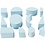 Creativ Company Foam Stempels, H: 25 mm, afm 15-30 mm, 12 stuk/ 1 doos