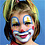 Eulenspiegel Eulenspiegel Schmink - Motieven set, clown, diverse kleuren, 1 set