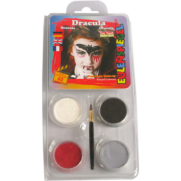 Eulenspiegel Eulenspiegel Schmink - Motieven set, dracula, diverse kleuren, 1 set