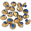 Creativ Company Foam stempels met handvat, afm 3-6 cm, 20 stuk/ 1 doos