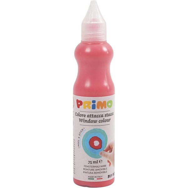 PRIMO Raamverf, D: 3,2 cm, rood, 75 ml/ 1 fles