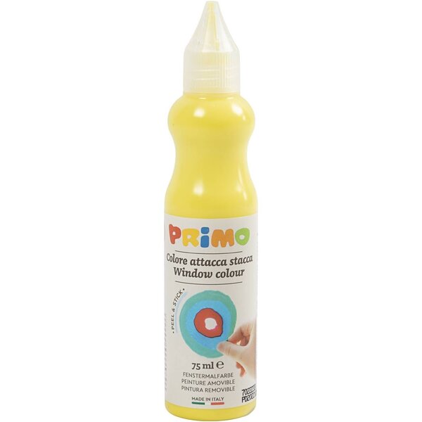PRIMO Raamverf, D: 3,2 cm, geel, 75 ml/ 1 fles