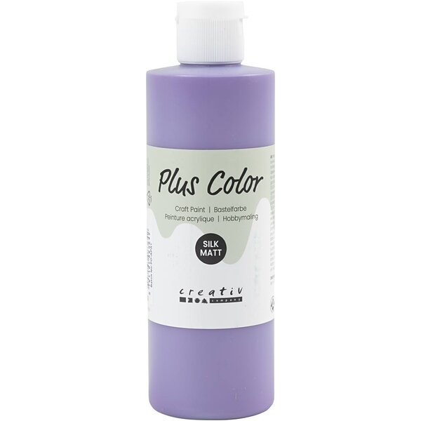 Plus Color Plus Color Acrylverf, dark lilac, 250 ml/ 1 fles