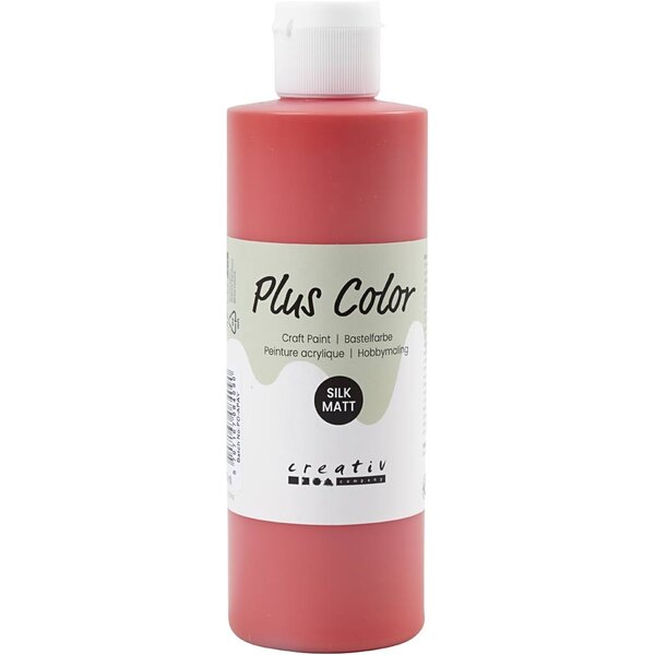 Plus Color Plus Color Acrylverf, crimson red, 250 ml/ 1 fles
