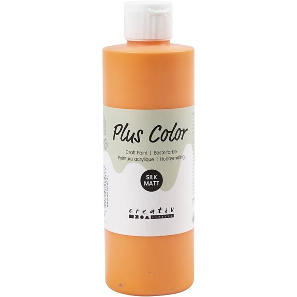 Plus Color Plus Color Acrylverf, pumpkin, 250 ml/ 1 fles