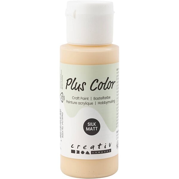Plus Color Plus Color Acrylverf, licht beige, 60 ml/ 1 fles