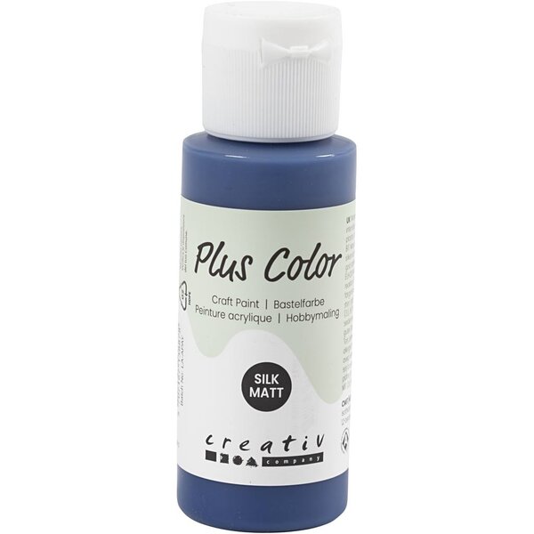 Plus Color Plus Color Acrylverf, marineblauw, 60 ml/ 1 fles