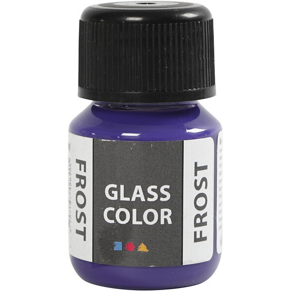 Creativ Company Glass Color Frost, violet, 30 ml/ 1 fles