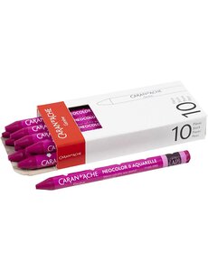 Caran Dache CARAN D’ACHE Neocolor II, L: 10 cm, dikte 8,5 mm, crimson (090), 10 stuk/ 1 doos