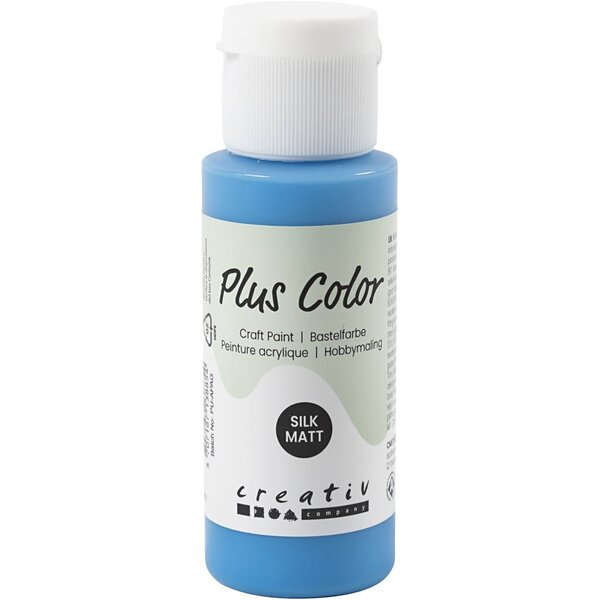 Plus Color Plus Color Acrylverf, primair blauw, 60 ml/ 1 fles