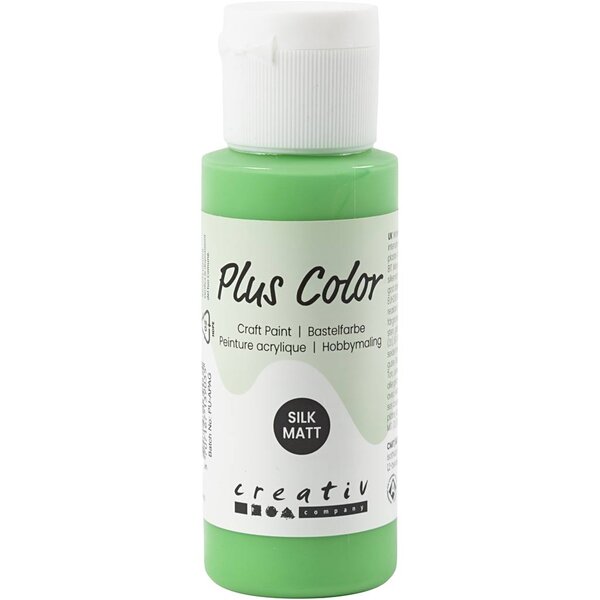 Plus Color Plus Color Acrylverf, bright green, 60 ml/ 1 fles
