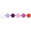Creativ Company Plus Color Acrylverf, paars/roze harmonie, 6x5 ml/ 1 doos