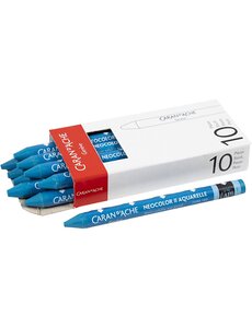 Caran Dache CARAN D’ACHE Neocolor II, L: 10 cm, dikte 8,5 mm, cobalt blue (160), 10 stuk/ 1 doos