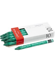Caran Dache CARAN D’ACHE Neocolor II, L: 10 cm, dikte 8,5 mm, emerald green (210), 10 stuk/ 1 doos