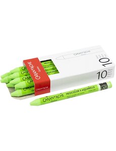 Caran Dache CARAN D’ACHE Neocolor II, L: 10 cm, dikte 8,5 mm, yellow green (230), 10 stuk/ 1 doos